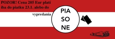F1 RAKÚSKO | vstupenky na celý pretekársky víkend (pia + so + ne)