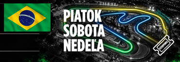 F1 BRAZÍLIA | vstupenky na celý pretekársky víkend (pia + so + ne)